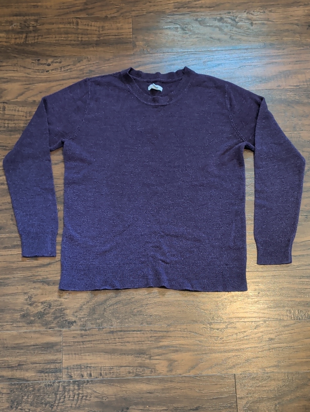 croft & barrow Women's Crewneck Sweater in Deep Plum